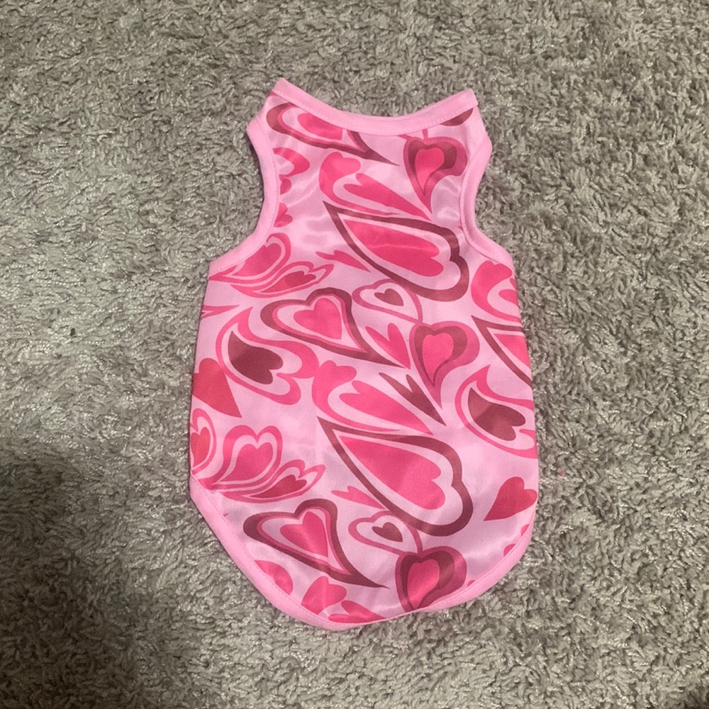 PINK HEARTS DOG SHIRT!! 💕